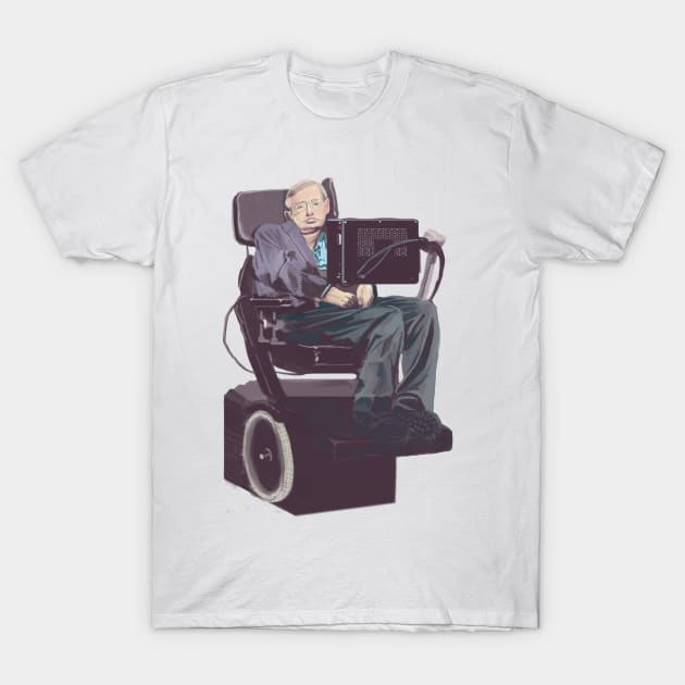 Stephen Hawking T-Shirt by Pale Blue Dot